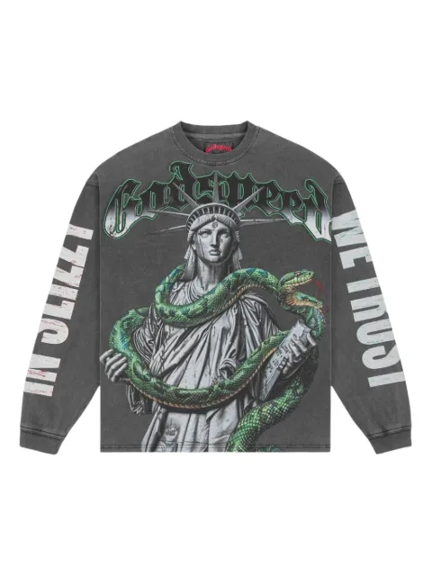GODSPEED digital art long-sleeve sweatshirt