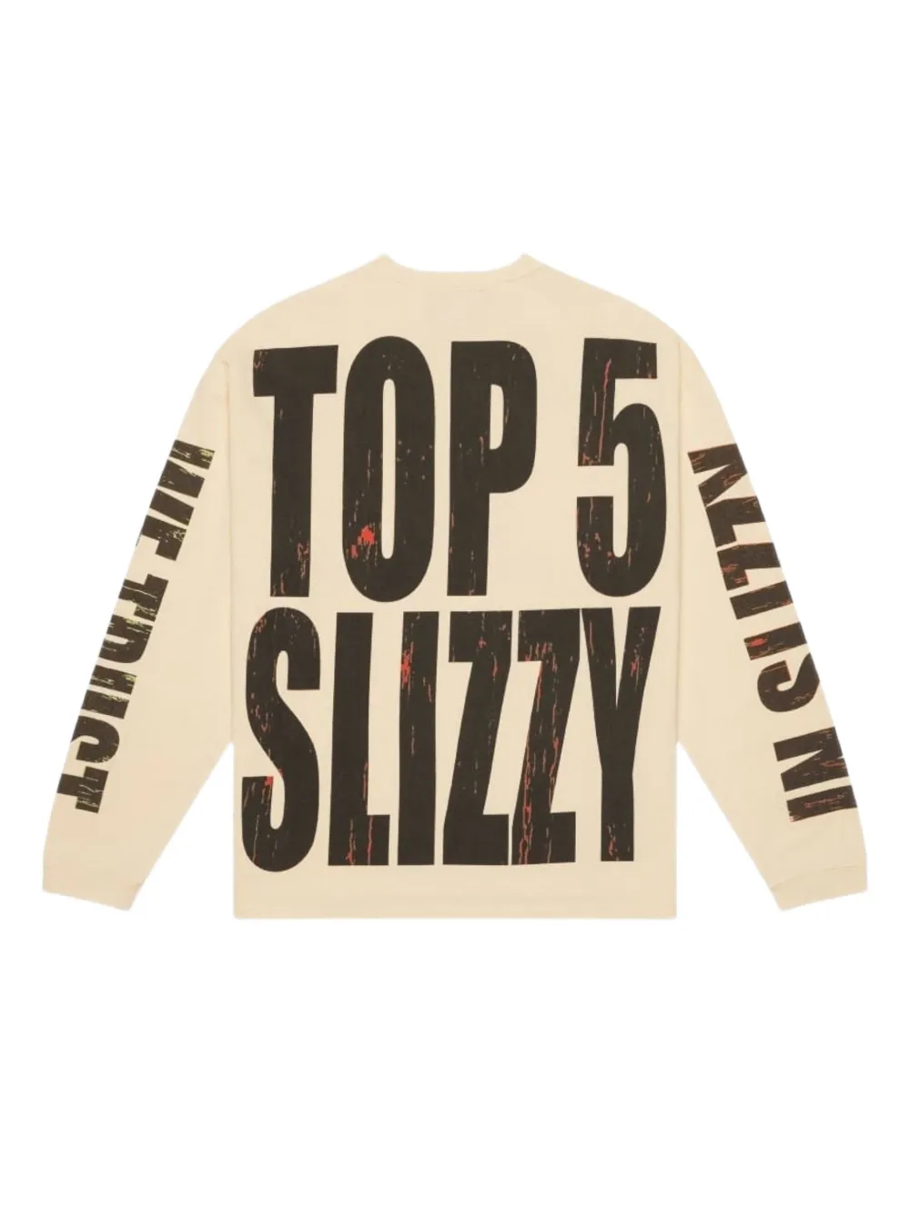 GODSPEED Sweater met lange mouwen en print - Beige