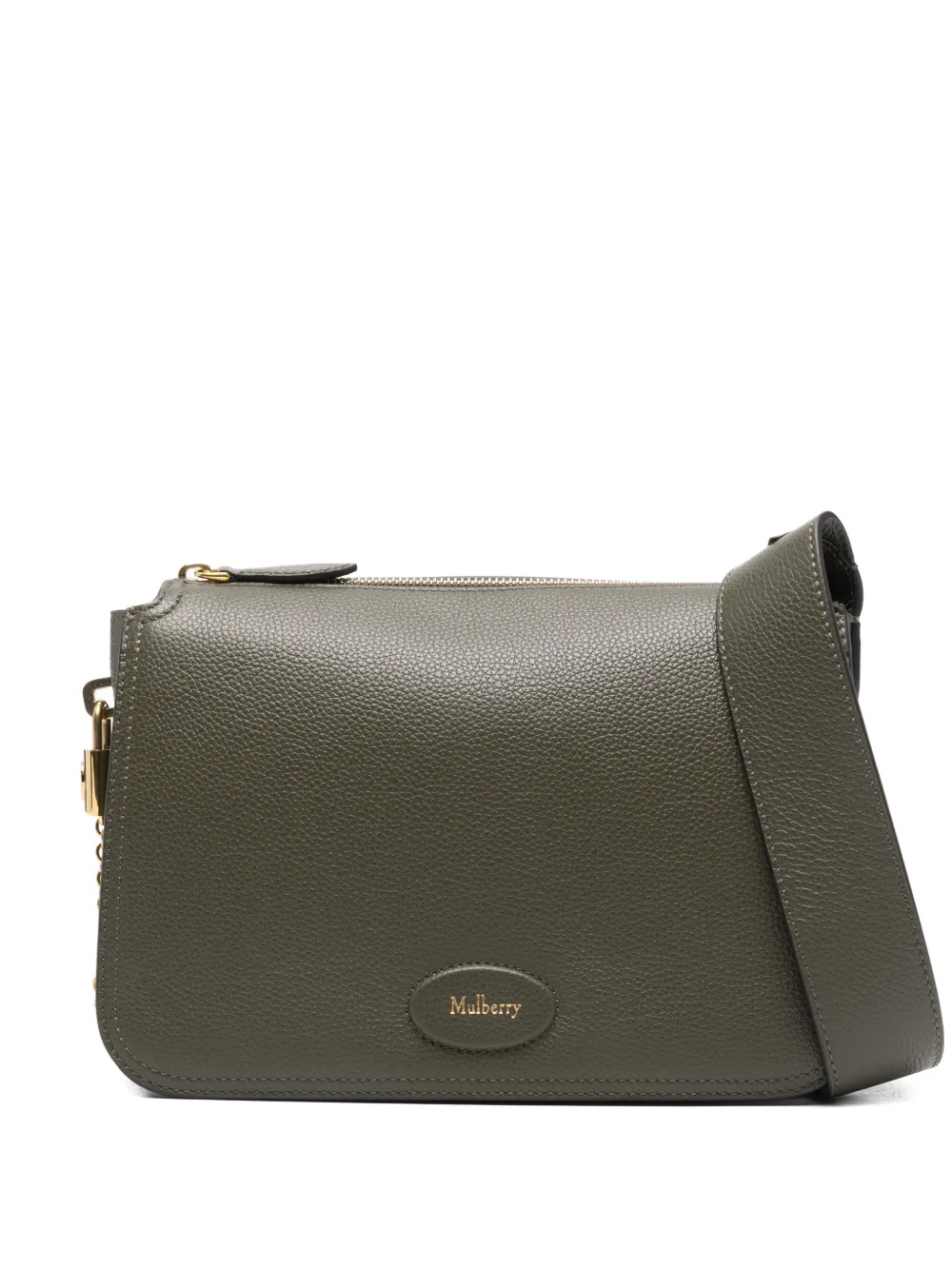 Mulberry Small Billie Leather Cross Body Bag In Green