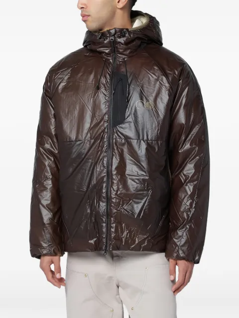 PURPLE MOUNTAIN OBSERVATORY hooded logo-print jacket