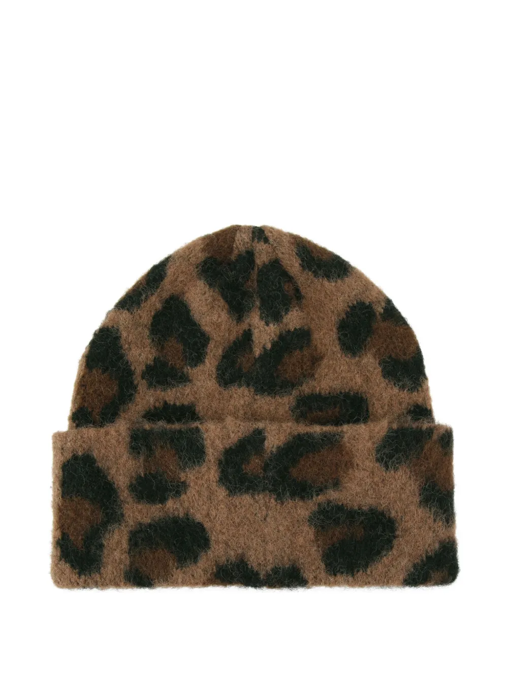 Kurt Geiger London leopard-print beanie hat | Image 2