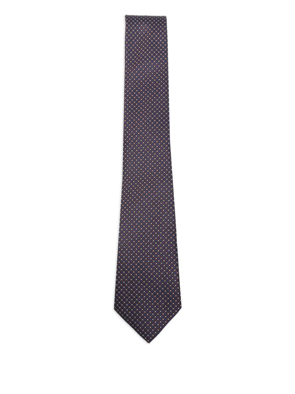 Canali dot-pattern silk tie | Blue | Image 1