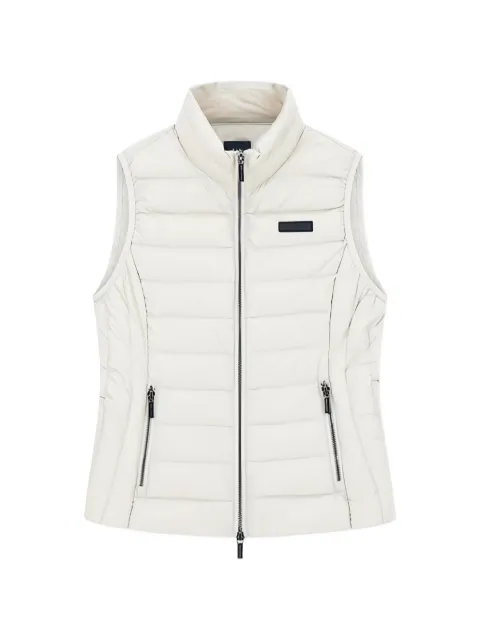 Armani Exchange zip-fastening logo-detail gilet