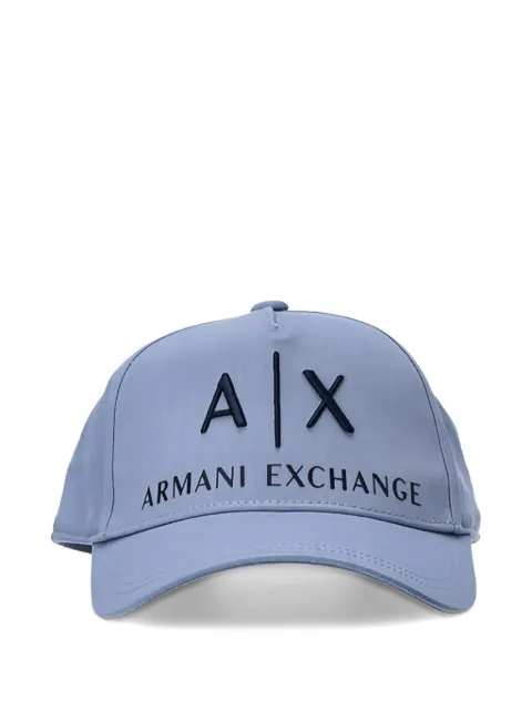 Armani Exchange logo-embroidered baseball hat