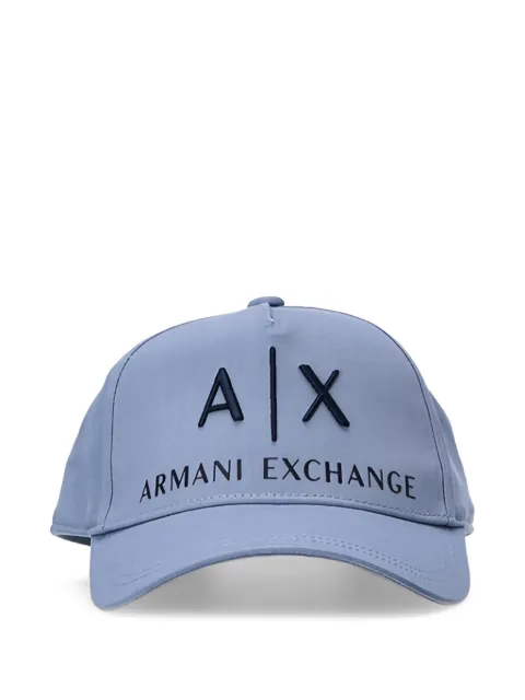 Armani Exchange logo-embroidered baseball hat
