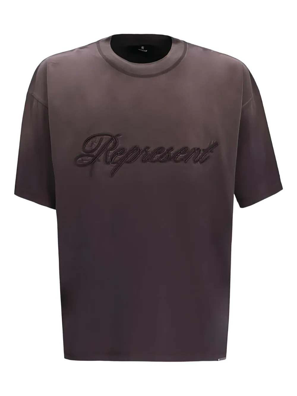 Represent playera con cuello redondo y logo | gris | Image 1