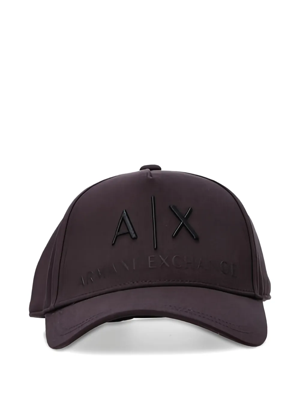 Armani Exchange Logo-detail Baseball Hat In Burgundy