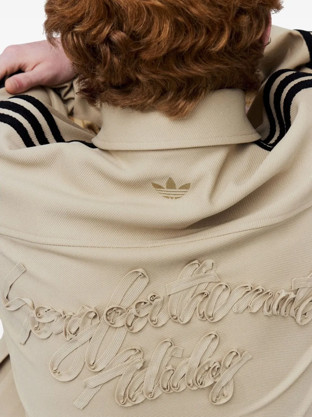 Song For The Mute Gestreept overhemd met knoop Beige