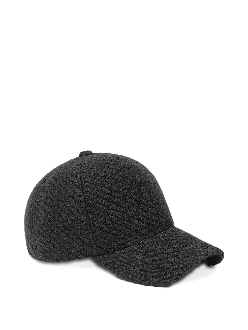 Manière De Voir textured adjustable baseball cap | Black | Image 1