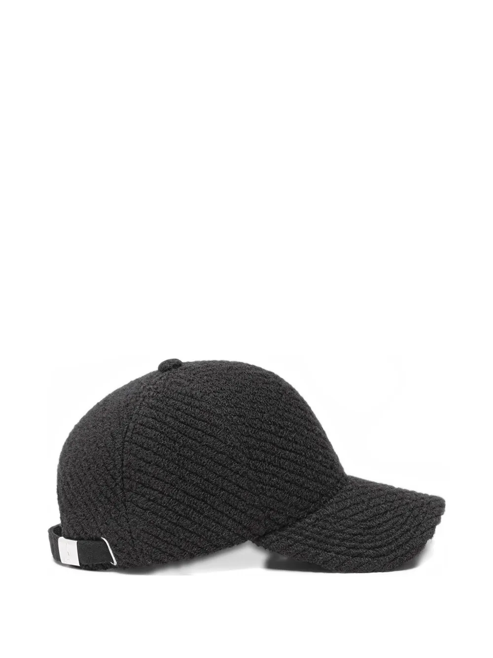 Manière De Voir textured adjustable baseball cap - Nero