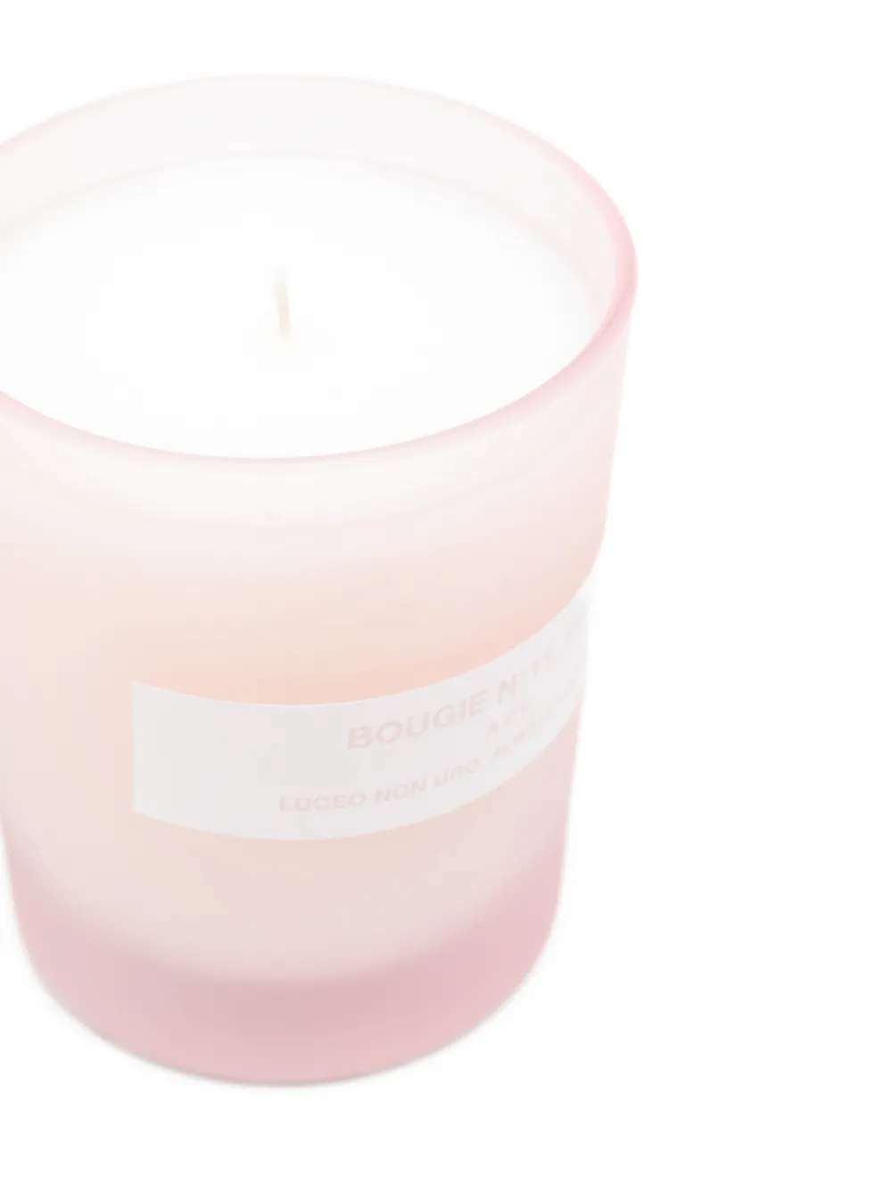 Apc Rose Floral Candle In Pink