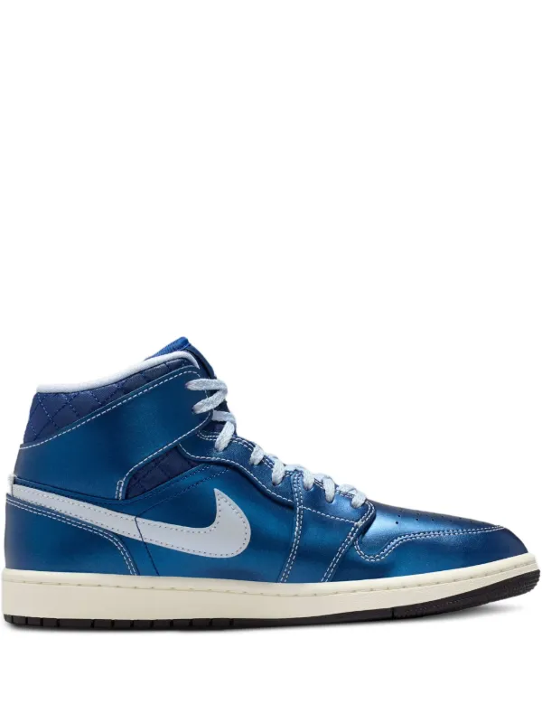 Air Jordan ハイカット シューズ Jordan Air Jordan 1 Mid ハイカット スニーカー | ブルー | FARFETCH JP