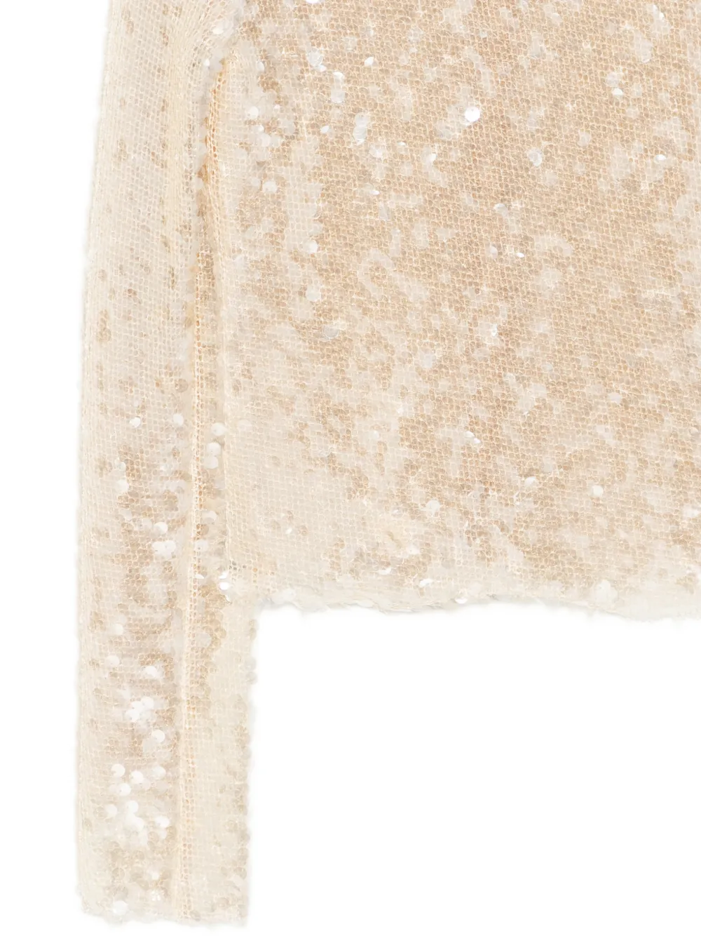 Monse Sequin-e,bellished Top In Neutral