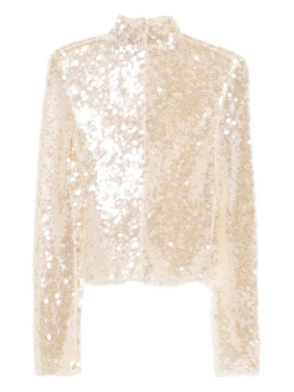 Monse Sequin-e,bellished Top In Neutral