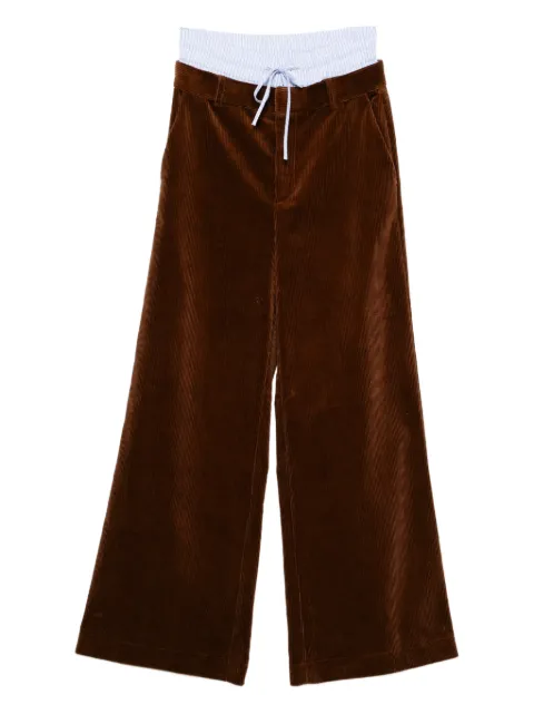 Monse double waistband corduroy trousers