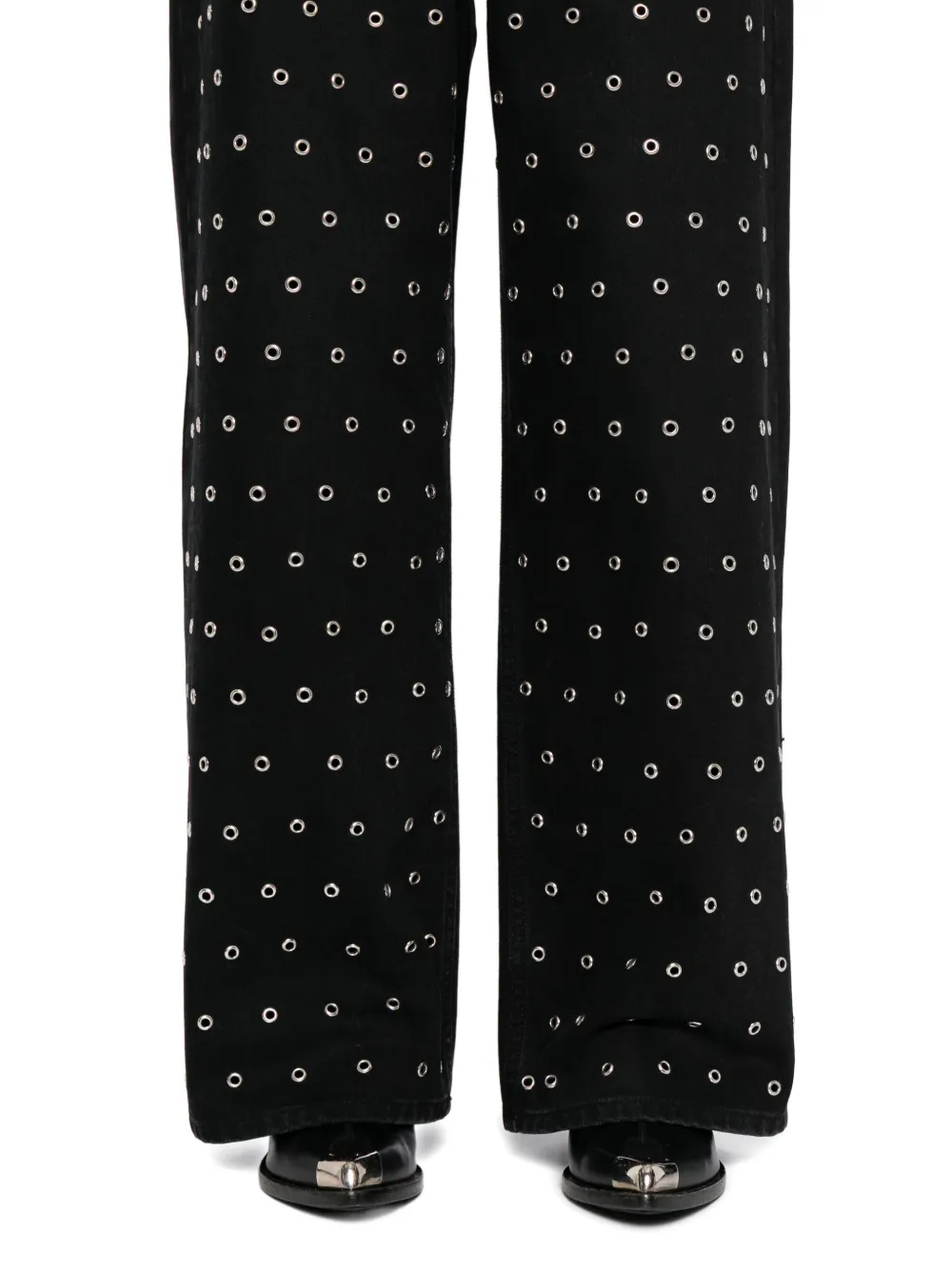 Monse Jeans verfraaid met ringlets Zwart