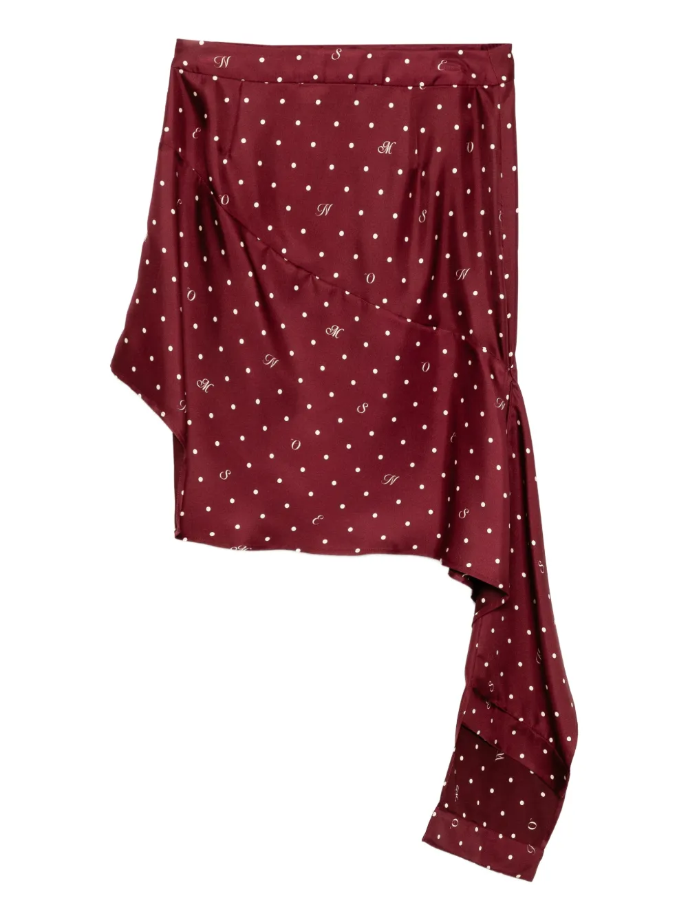 Monse Gedeconstrueerde rok - Rood