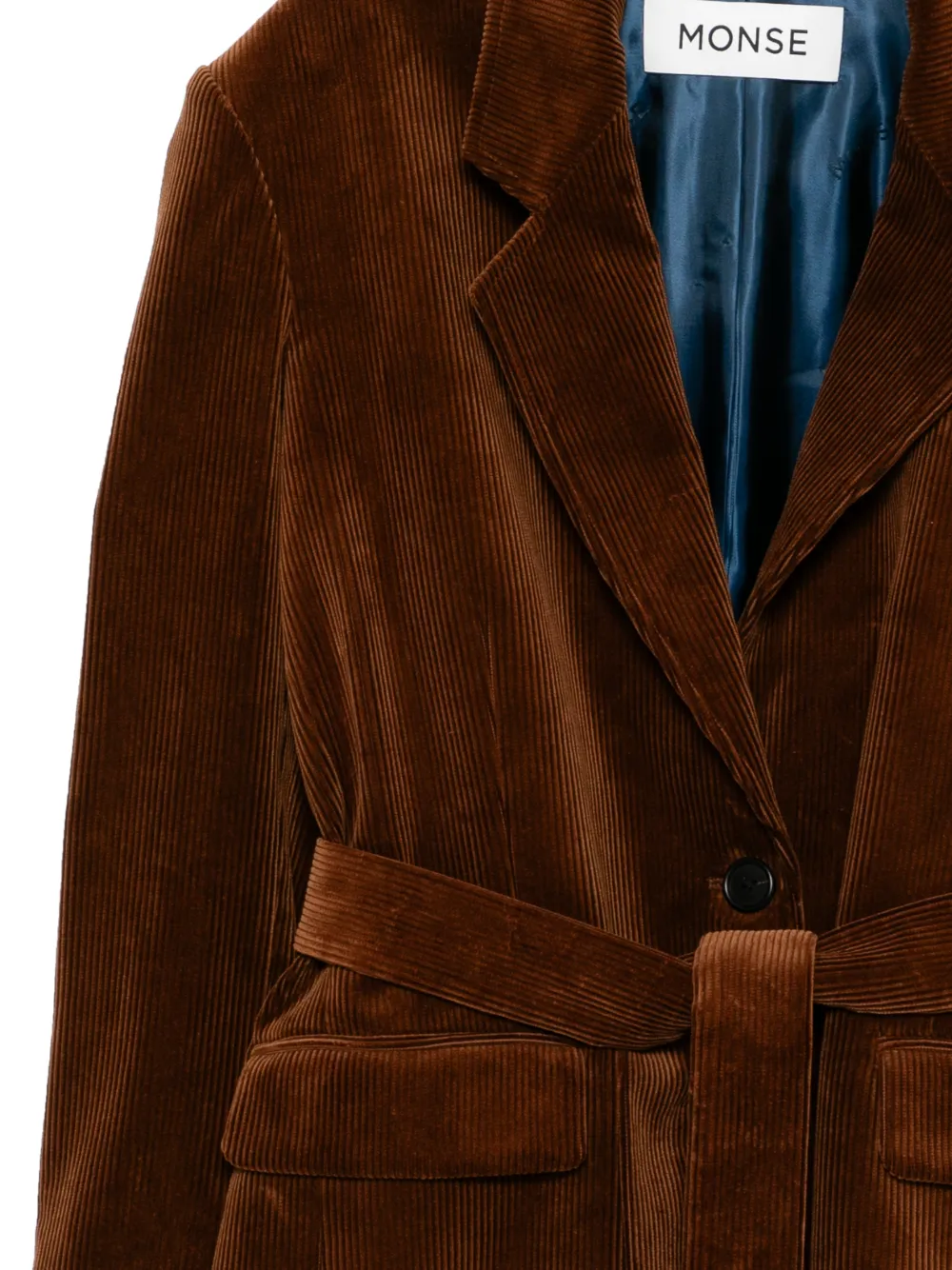  Monse Deconstructed-lapel Blazer - Brown 