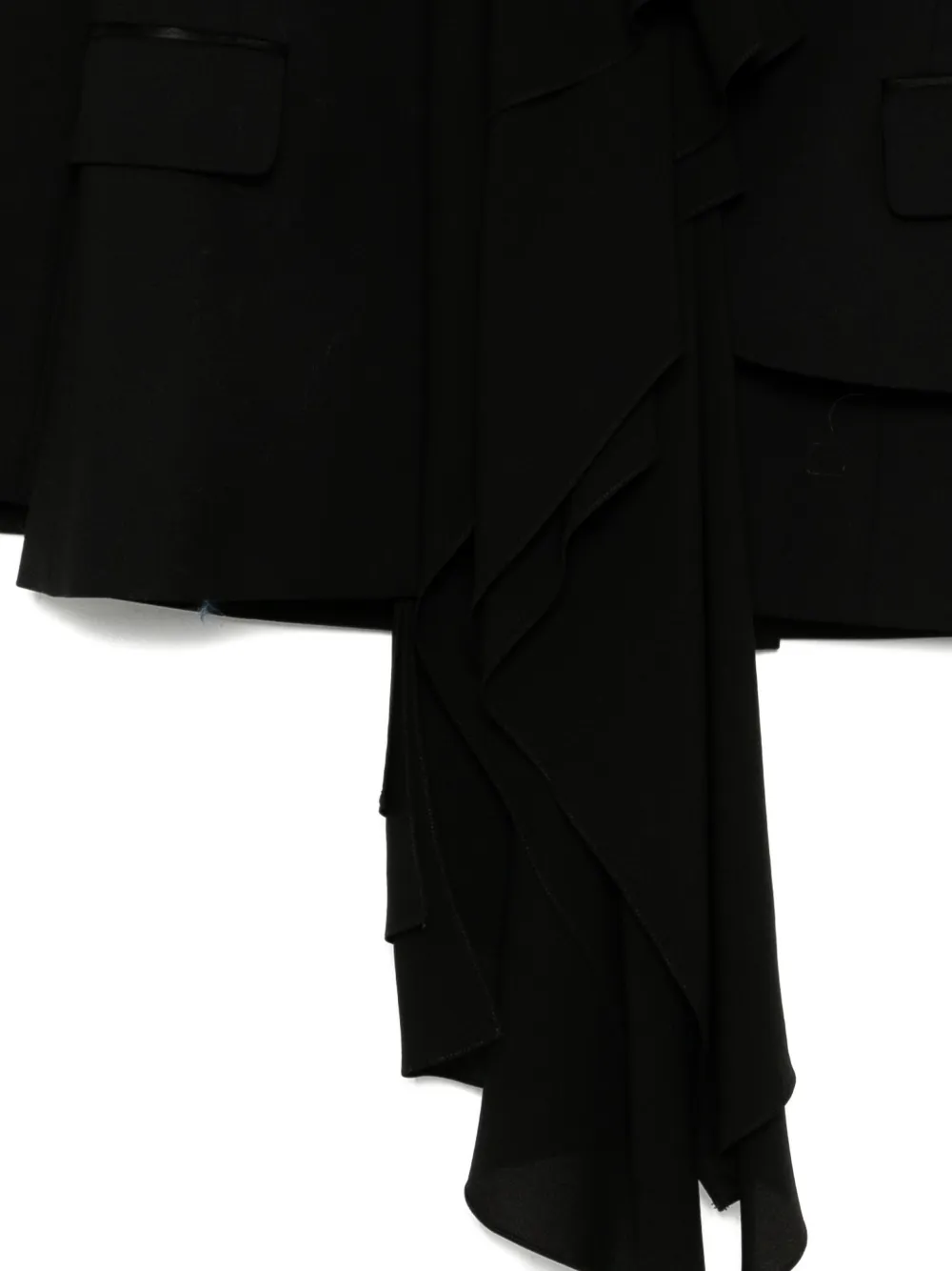  Monse Cascade Blazer - Black 