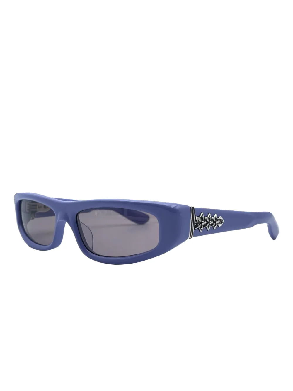 Chrome Hearts Roller Euphoria Embellished Sunglasses In Blue
