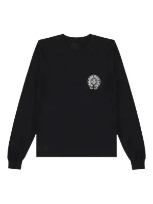 Chrome Hearts horseshoe-print long-sleeve Top | Black | FARFETCH ZA