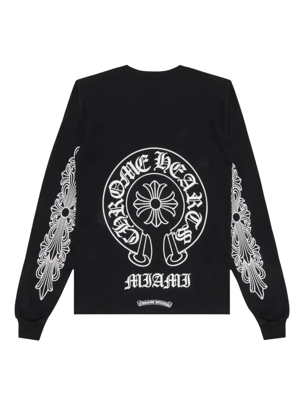 Chrome Hearts Miami Exclusive long-sleeve T-shirt - Zwart