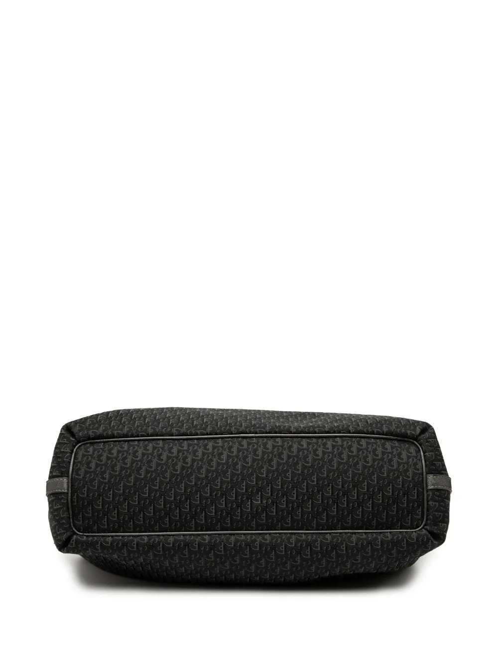 DIOR Pre-owned 2007 Issimo Trotter Canvas Tote Bag In Black