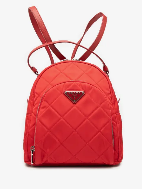 Prada Pre-Owned 2013-2025 Impuntu Tessuto backpack