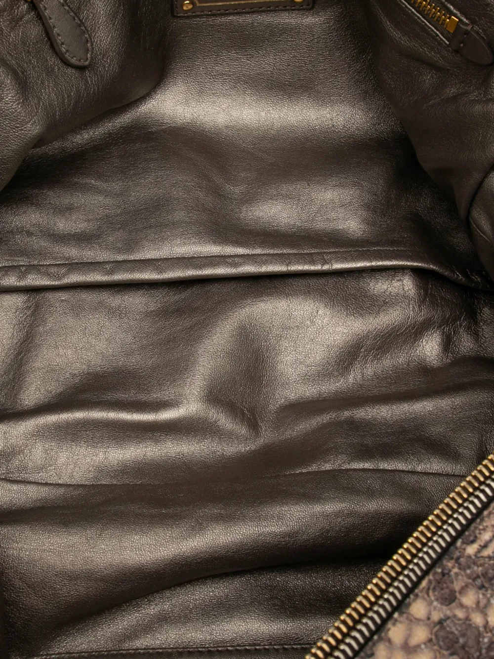 Pre-owned Prada 2000-2013 Cervo Lux Lace Print Bauletto Handbag In Brown