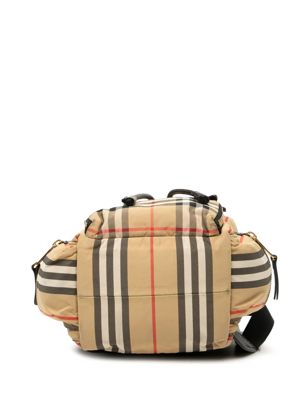 BURBERRY Pre-owned 2018-2025 House Check Canvas Backpack In Brown