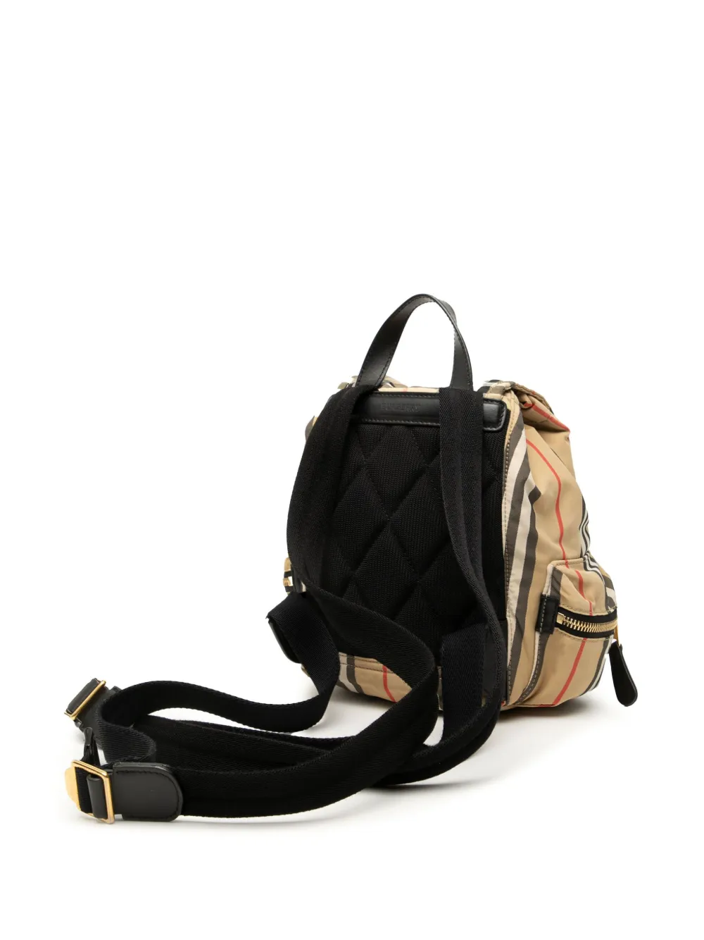 BURBERRY Pre-owned 2018-2025 House Check Canvas Backpack In Brown