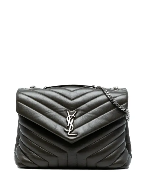 Saint Laurent Pre-Owned 2017 Medium Matelasse Leather Monogram LouLou Chain Bag shoulder bag