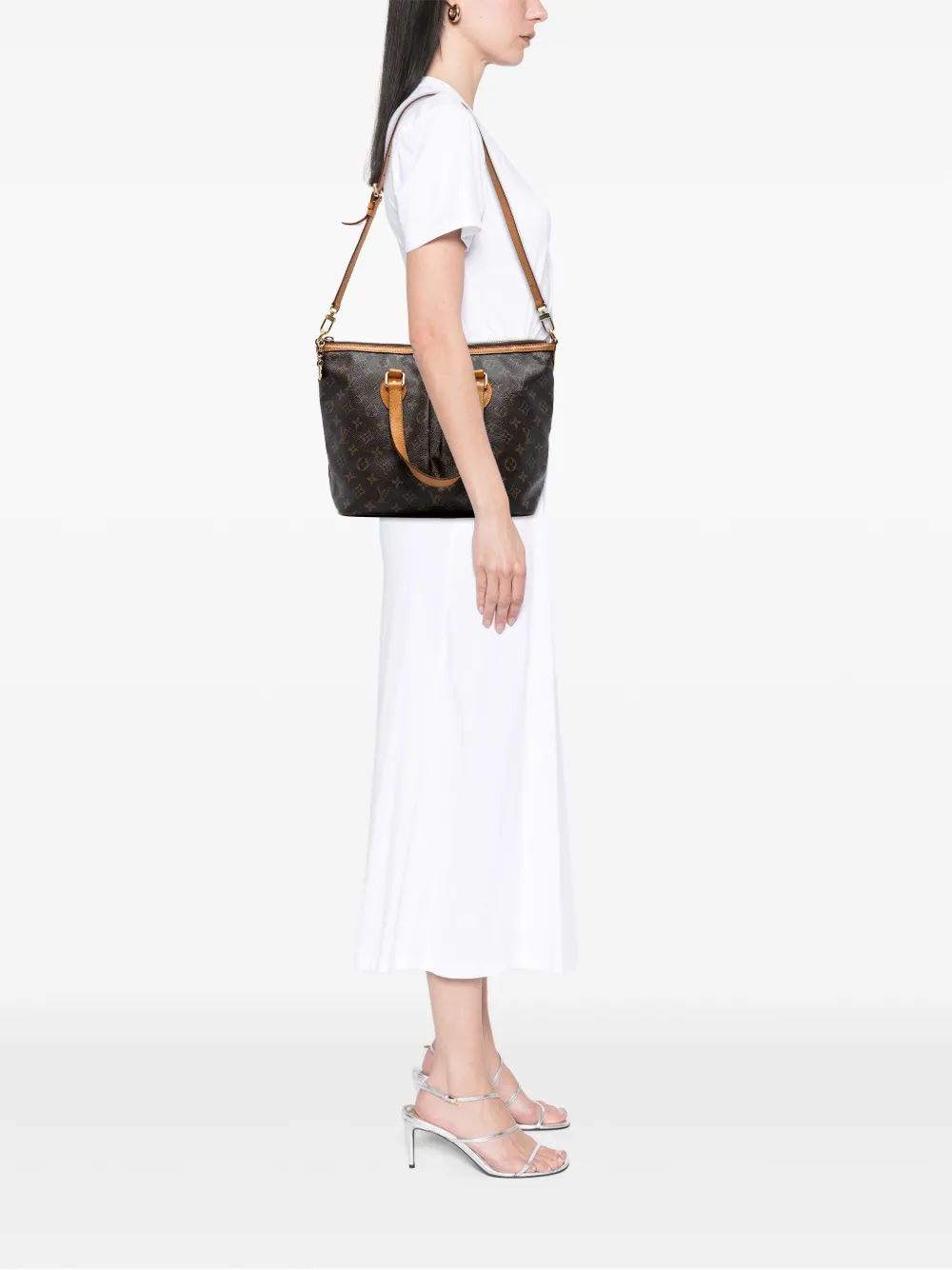 LOUIS VUITTON Pre-owned 2011 Monogram Palermo Pm Satchel In Brown