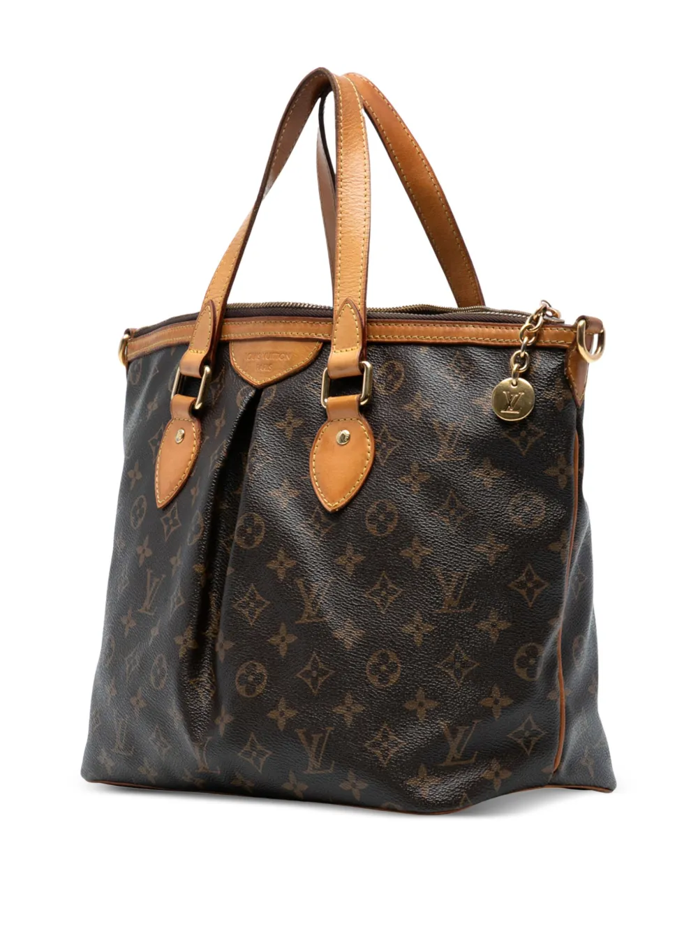 LOUIS VUITTON Pre-owned 2011 Monogram Palermo Pm Satchel In Brown