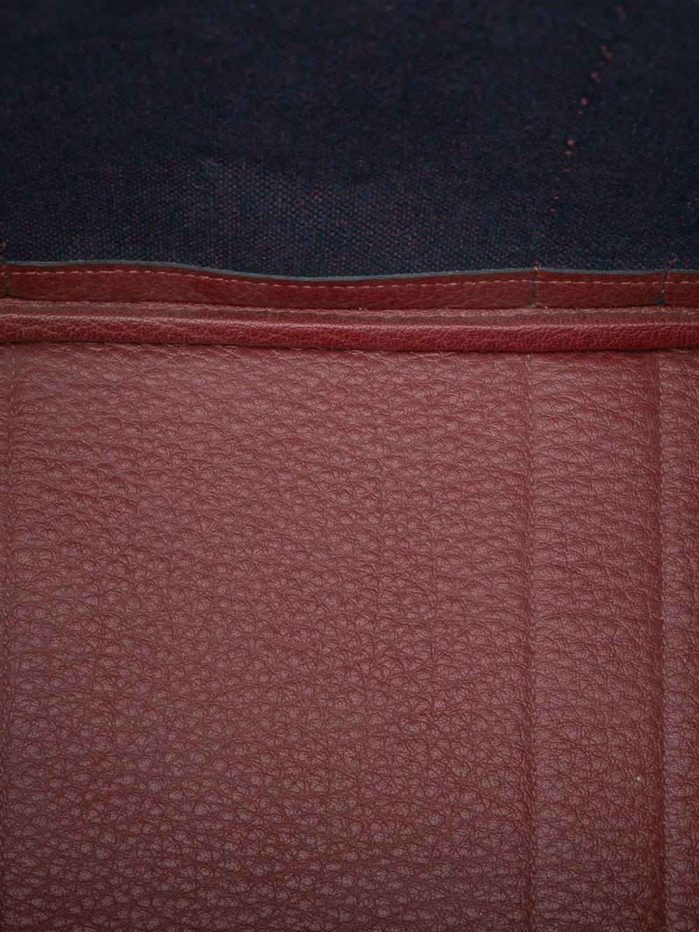 Pre-owned Hermes 2014 Toile And Negonda Garden Party 36 Tote Bag In Red