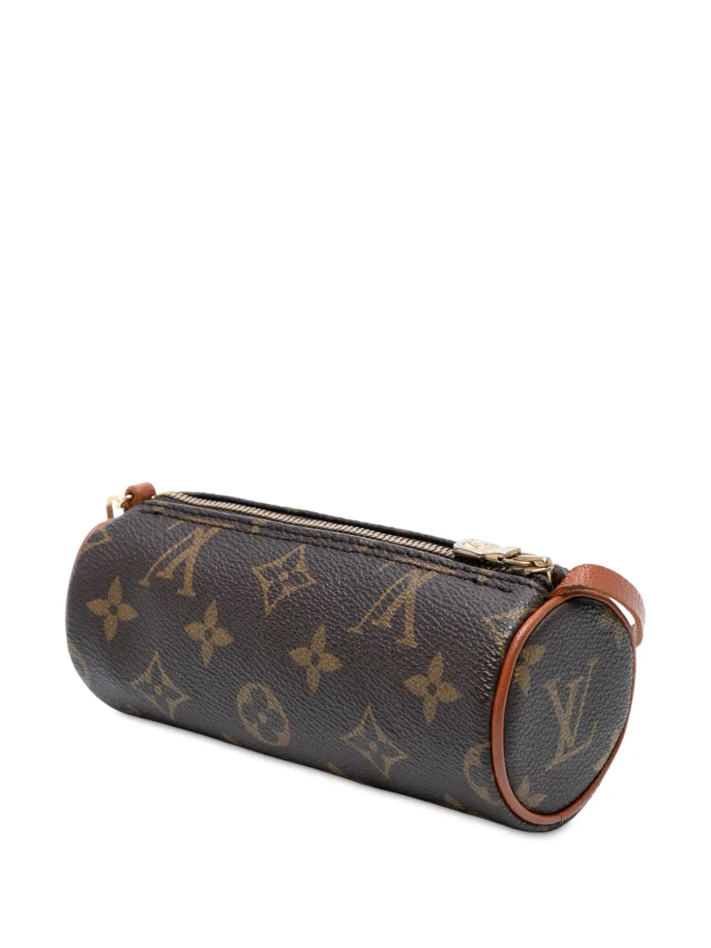 LOUIS VUITTON Pre-owned 1990-2010 Monogram Papillon Pochette Handbag In Brown