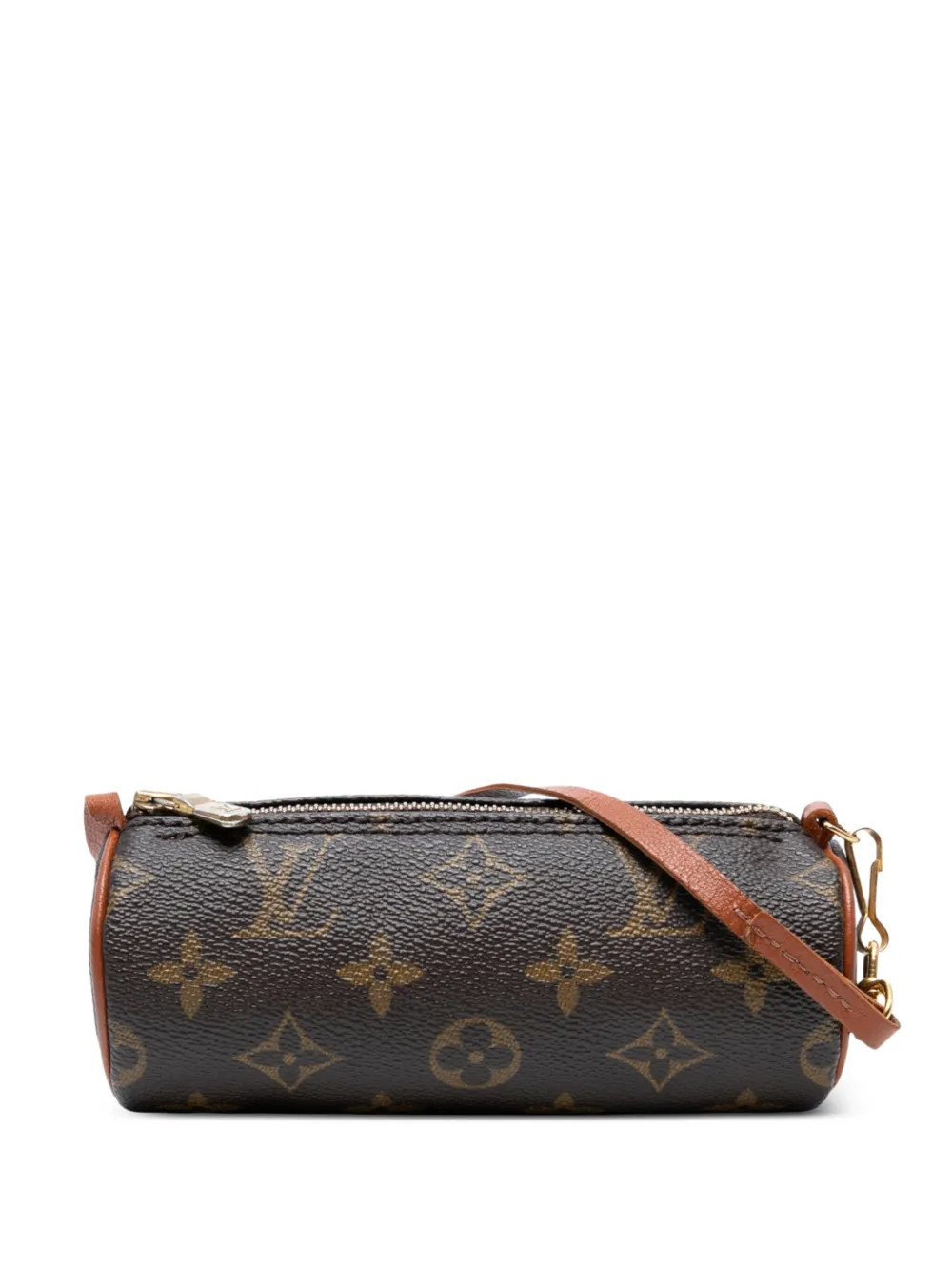 Louis Vuitton Pre-Owned 1990-2010 モノグラム パピヨン ポシェット ハンドバッグ - ブラウン Louis Vuitton Pre-Owned 1990-2010 モノグラム パピヨン ポシェット ハンドバッグ - ブラウン