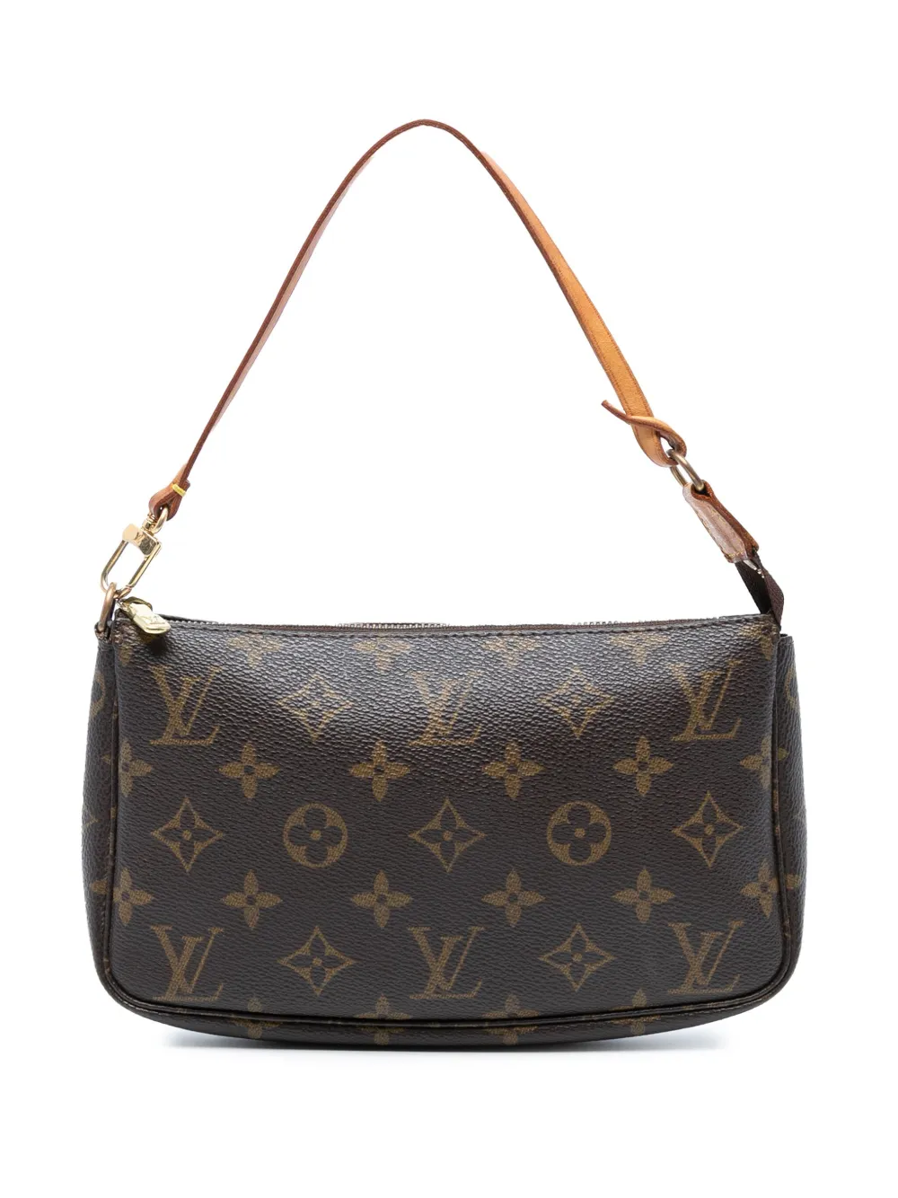 Louis Vuitton Pre-Owned 2000 モノグラム ポシェット アクセソワール ショルダーバッグ - ブラウン Louis Vuitton Pre-Owned 2000 モノグラム ポシェット アクセソワール ショルダーバッグ - ブラウン
