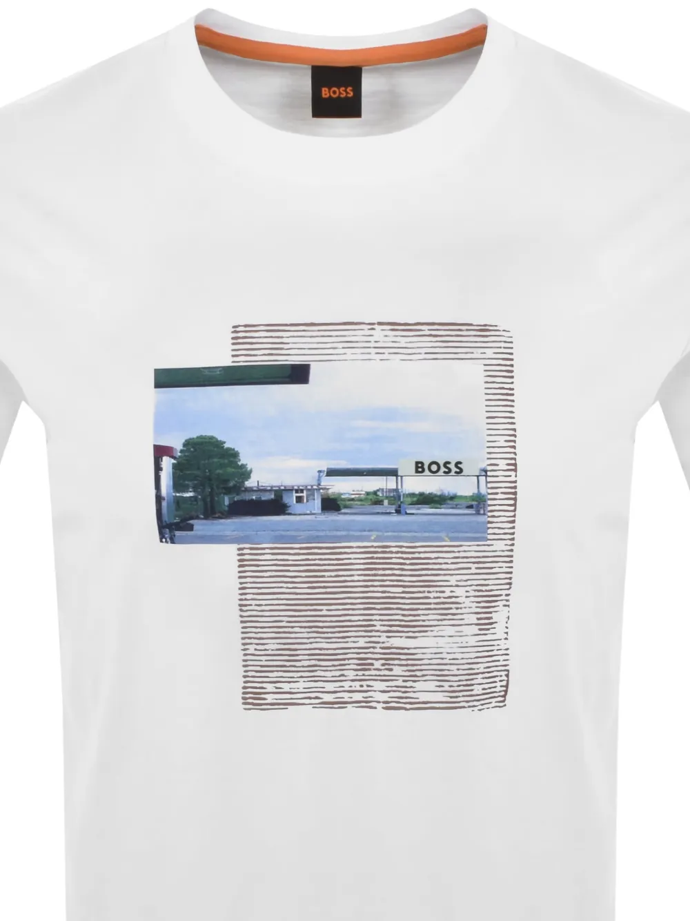 HUGO playera con estampado gráfico y cuello redondo | Playeras | Image 2