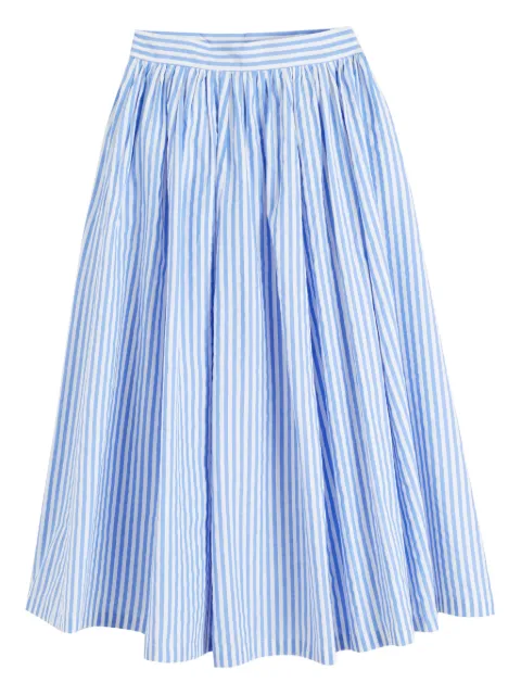 Chinti & Parker falda larga con rayas estampadas