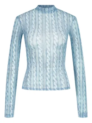 Pleats Please Issey Miyake プリーツ ブラウス | ブルー | FARFETCH JP