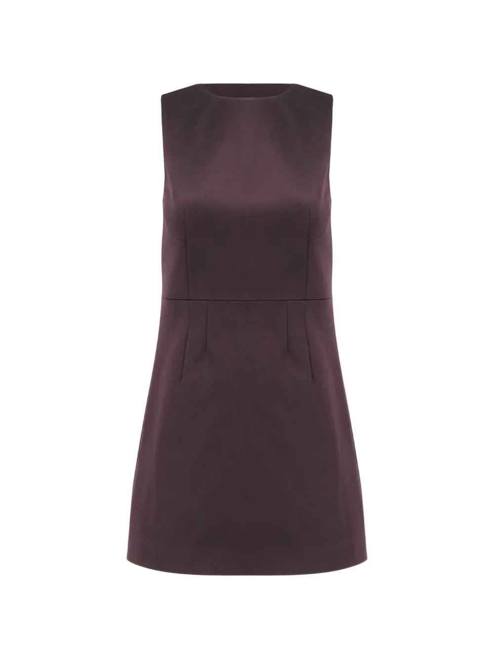 STAUD Garden sleeveless mini dress - Marrone