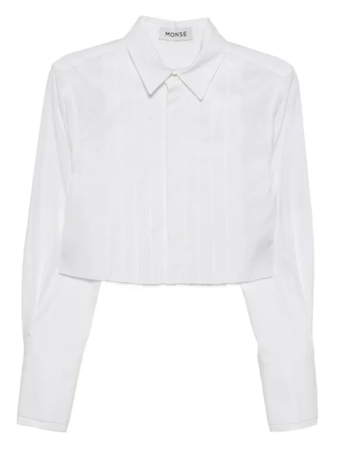 Monse cropped tuxedo shirt