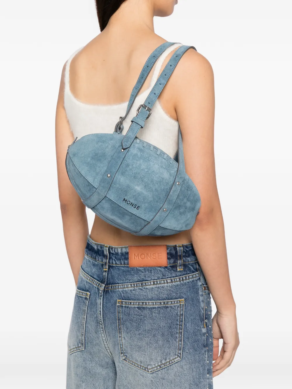 Monse Football schoudertas - Blauw
