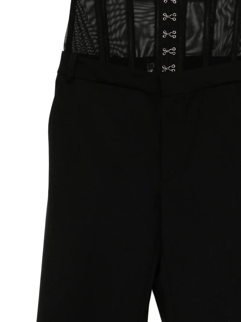  Monse Corset Slim Trousers - Black 