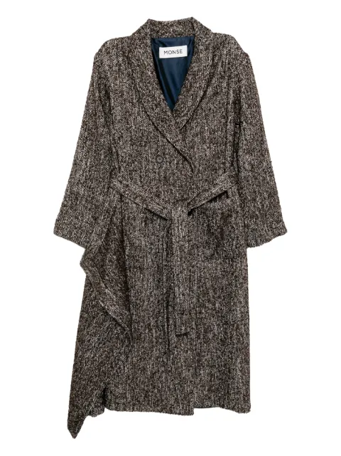 Monse shawl-lapel double-breasted coat