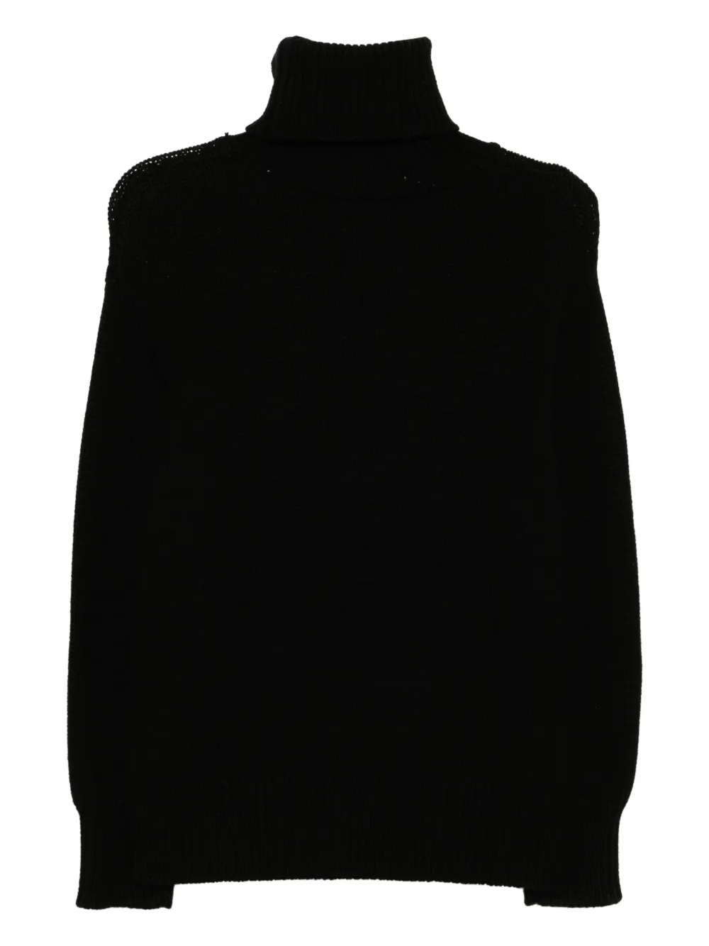 Monse Art Deco-intarsia Knit Jumper In Black