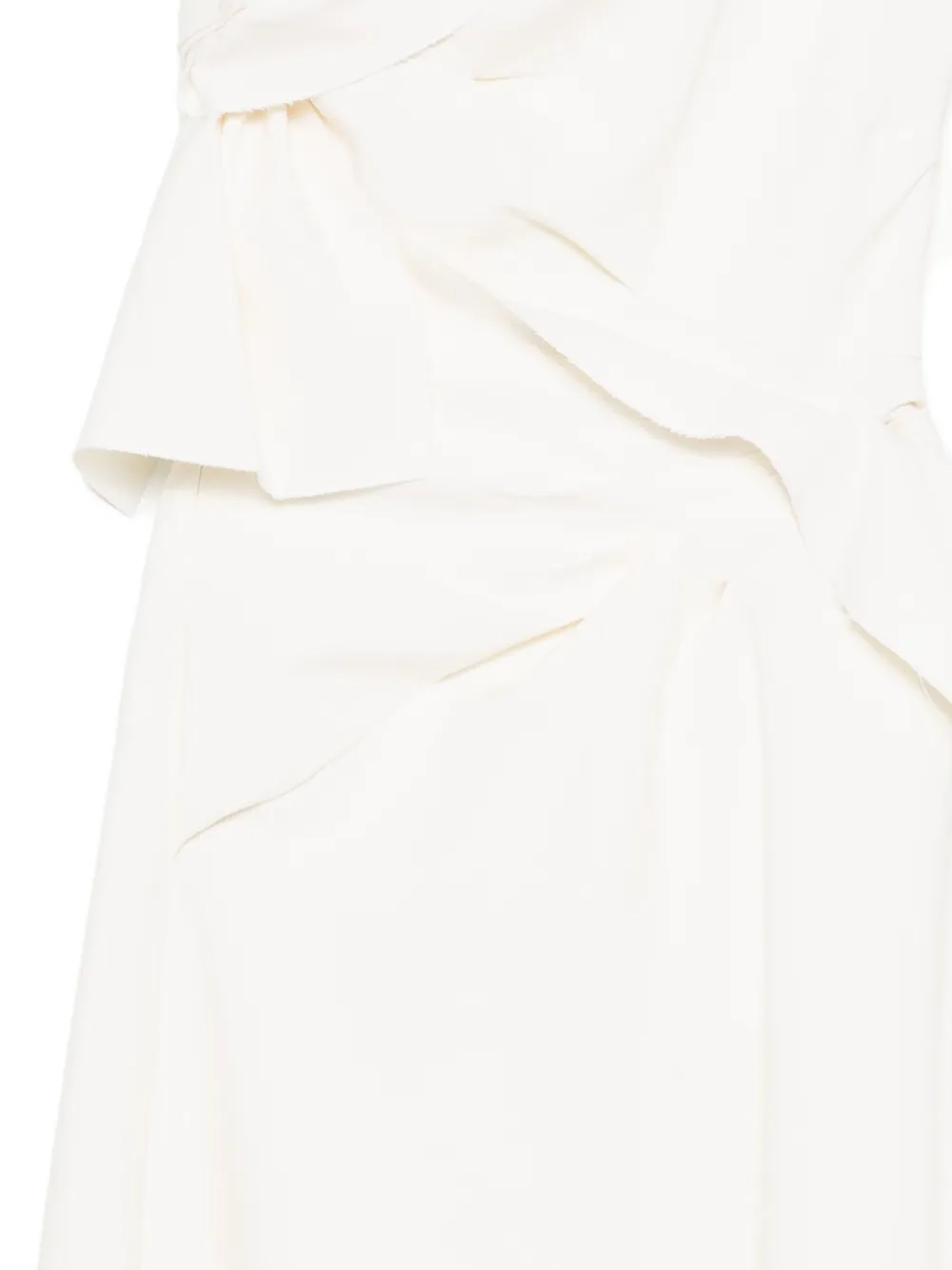  Monse Draped Dress - Neutrals 