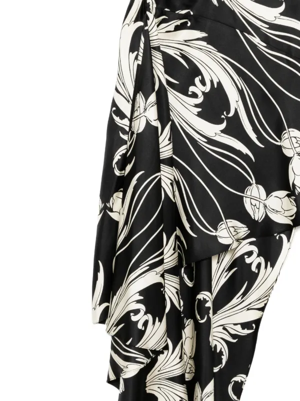 monse asymmetrical floral dress Vintage 90's Betsey Johnson Gothic Maxi Dress – Opal Pineapple main image 1