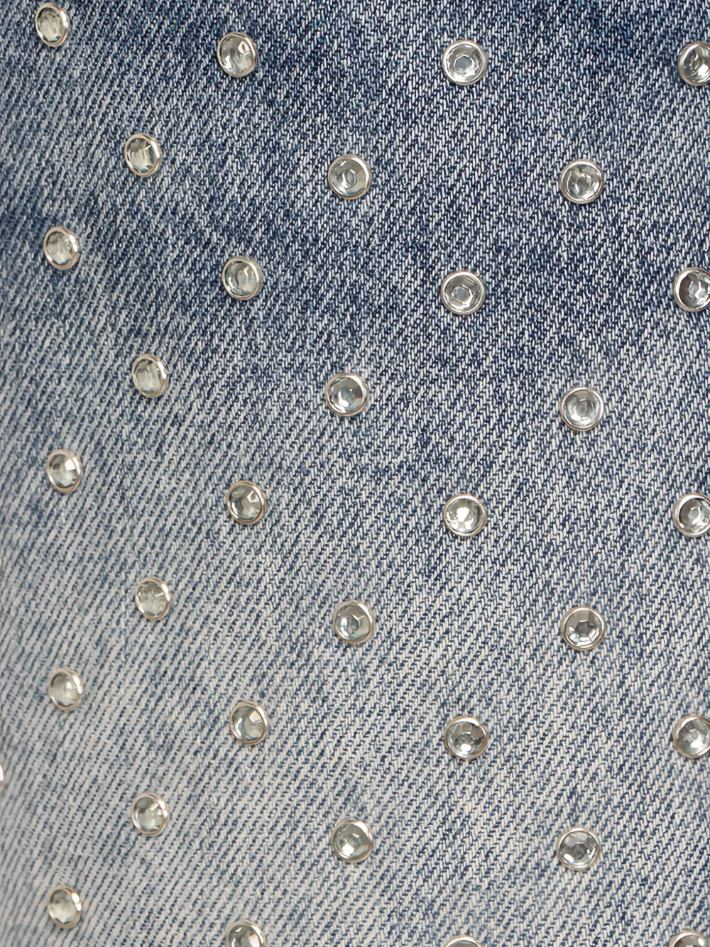  Monse Crystal-studs Embellished Jeans - Blue 